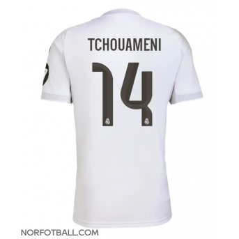 Billige Fotballdrakt Real Madrid Aurelien Tchouameni #14 Replika Hjemmedrakt 2025-26 Kortermet